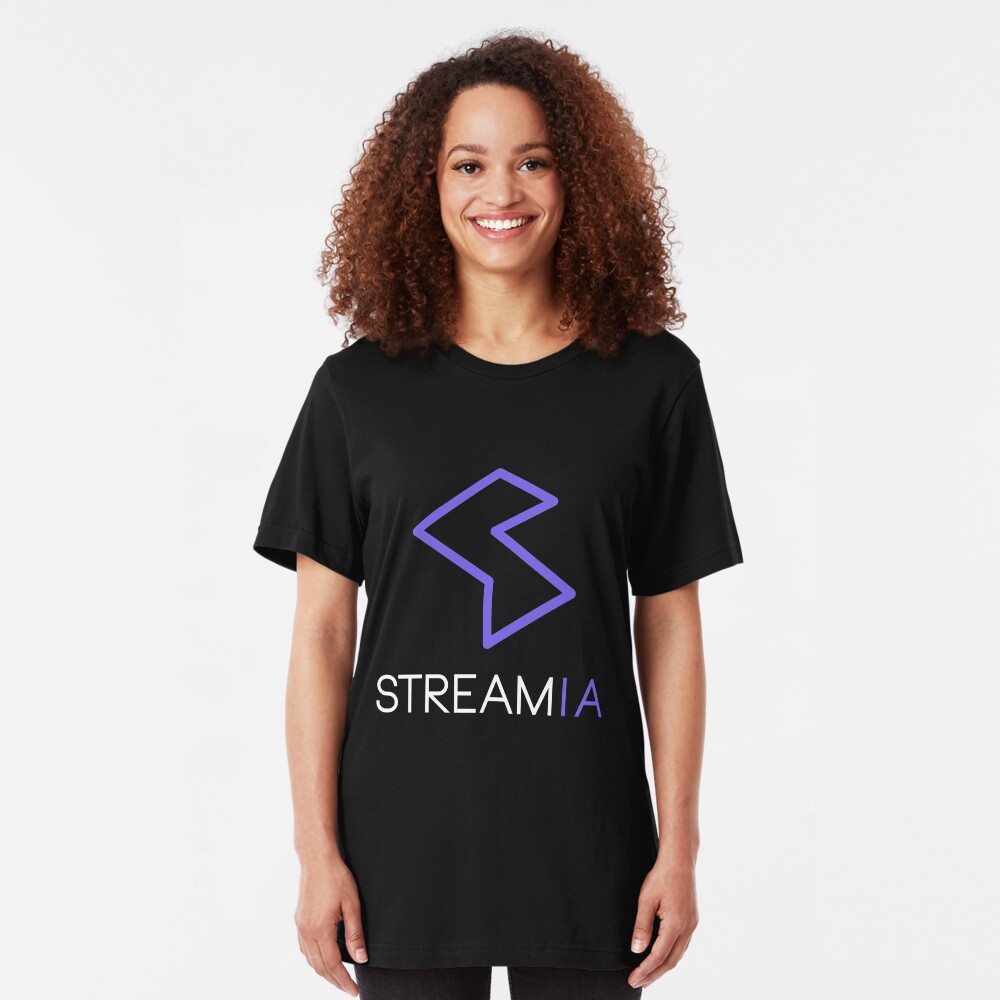 Streamia Logo Slim Fit T-Shirt