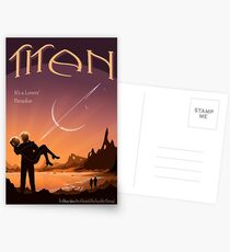 Titan Reiseplakat Postkarten