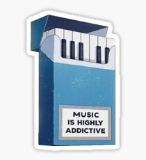 Music Is Addictive Sticker