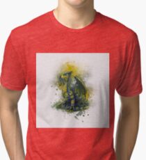 Steampunk Dragon Tri-blend T-Shirt