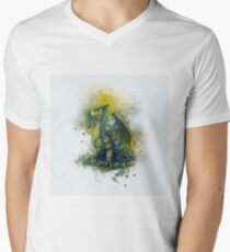 Steampunk Dragon Men's V-Neck T-Shirt