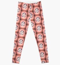 Guinea Pig Drawing with peach Leggings