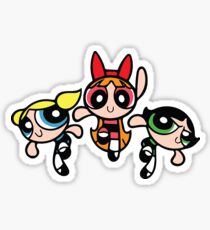 powerpuff band Sticker