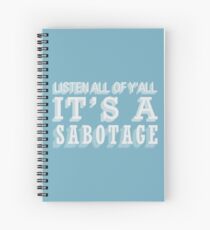 Cuaderno de espiral Sabotaje