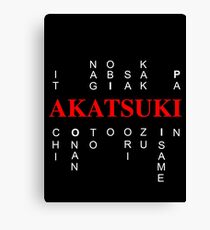 Akatsuki Naruto edition Canvas Print