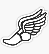 shoe run Sticker