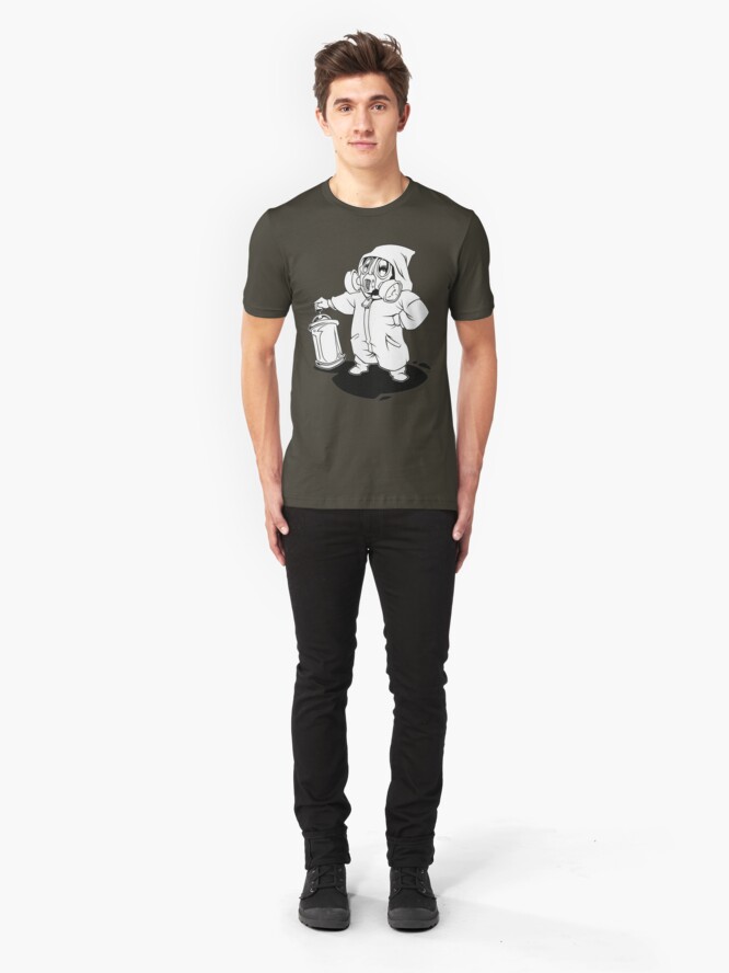 Alternate view of Can, Mask & Overall Slim Fit T-Shirt