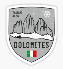 Pegatina Dolomites Mountain Italy Emblem