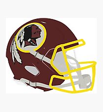 Washington Redskins Helm Photographic Print