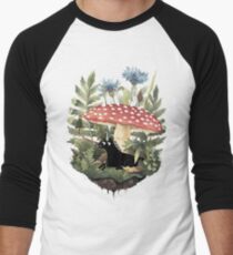 Camiseta ¾ estilo béisbol Pequeño unicornio