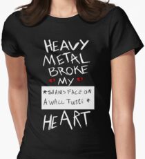 Fall Out Boy Centuries - Heavy Metal Broke My Heart Women's Fitted T-Shirt
