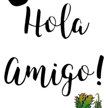 Hola Amigo Christmas Gift Card