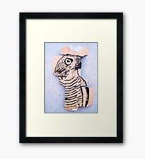 hawkeye box Framed Print