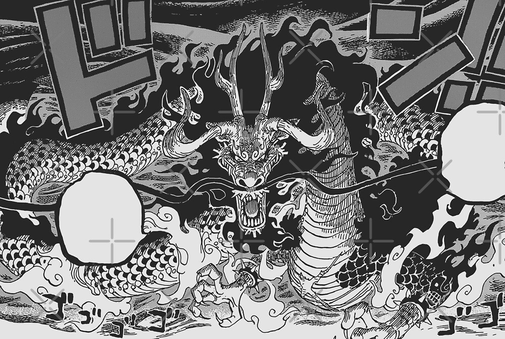 Emperor Kaido Dragon Form One Piece By Itsapex Redbubble