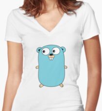 Go Women's Fitted V-Neck T-Shirt