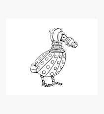 Dalek - Ducktober Photographic Print