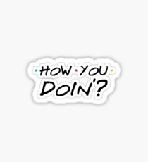 Wie geht's Sticker