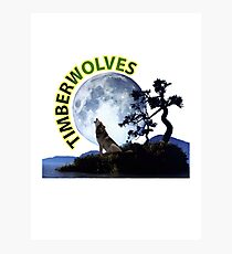 Timberwolves Collectors T-shirts and Stickers Photographic Print