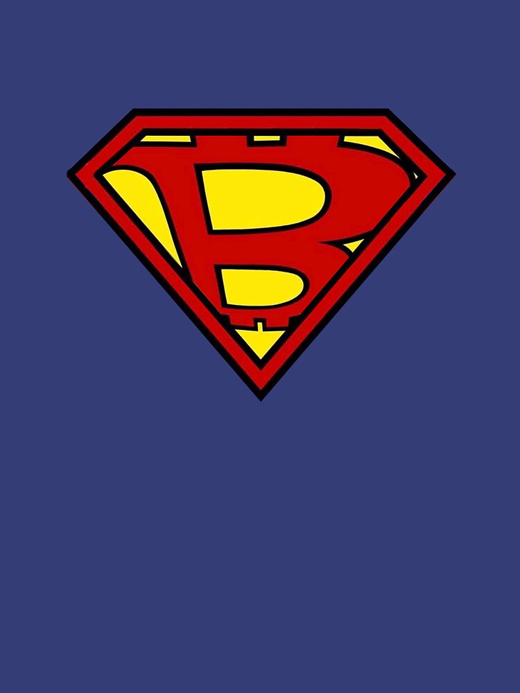 Cool Logo Super Bitcoin Man Trade Like A Hero Unisex T Shirt - 