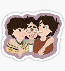 ♡ - Mike wheeler , Richie Tozier & Finn Wolfhard sicker by Jordanxclaghorn Sticker