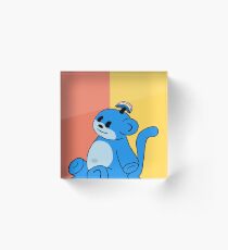 Rainbow monkey Acrylic Block