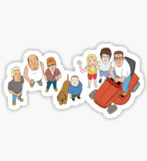 King of the Hill Family Sticker