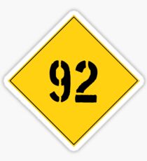Quinn 92 Yield Sticker