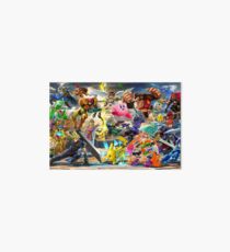 Super Smash Bros Ultimate Poster All Characters Art Board