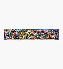 Super Smash Bros Ultimate Poster All Characters Photographic Print