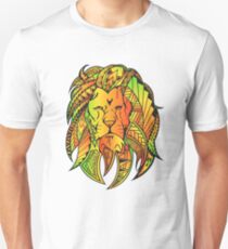 Rastafari und Polynesier inspirierten Löwenmähne Unisex T-Shirt