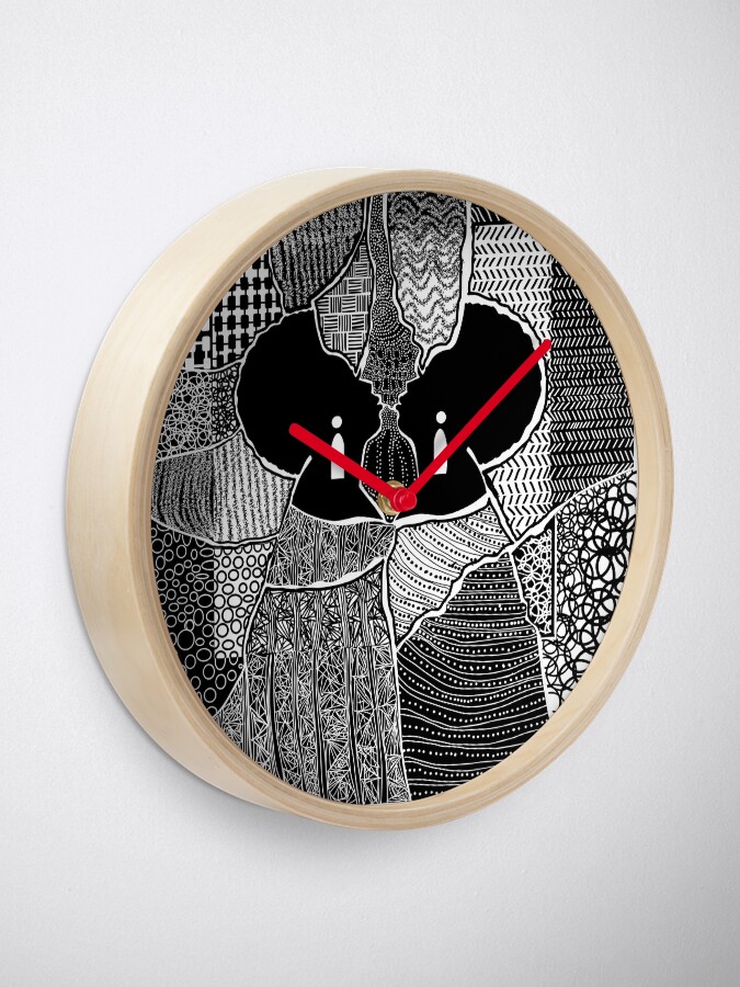 Alternate view of Embracing Myself Clock