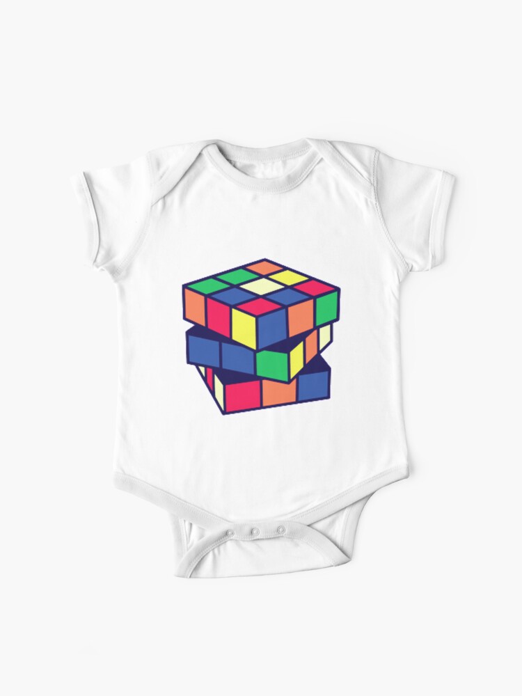 Rubiks Cube Baby One Piece - roblox logo remastered black graphic t shirt dress by lukaslabrat