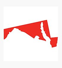Red Maryland Photographic Print