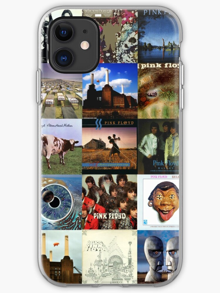 Vintage Pink Floyd Album Covers Collage Iphone Case Cover By