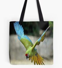 PARROT ON OIL Tote Bag