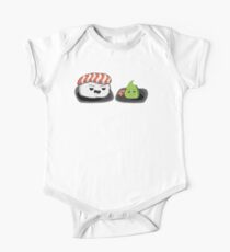 Body de manga corta para bebé Amantes del sushi