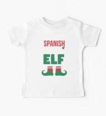 Spanish Teacher Christmas Shirt 'Spanish Teaching Elf' Tee Baby Tee