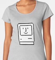 Happy Mac – Retro Computer Icon Women's Premium T-Shirt