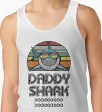 Papa Shark Retro Tank Top