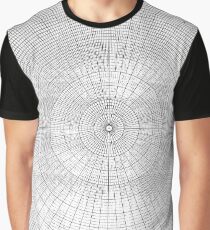 graph paper of polar coordinates, #graph #paper #polar #coordinates #GraphPaper #PolarCoordinates Graphic T-Shirt