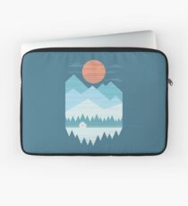 Kabine im Schnee Laptoptasche