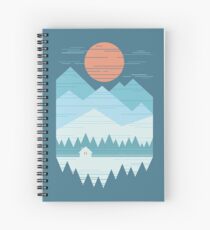 Cabin In The Snow Spiral Notebook