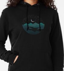 Between The Mountains And The Stars Lightweight Hoodie
