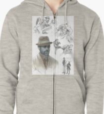 Z Nation Alvin Murphy Fan Art Zipped Hoodie