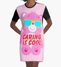 It's Cool To Care (Bear) Graphic T-Shirt Dress