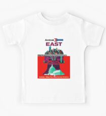 AMTRAK: Vintage Ostbahn Werbedruck Kinder T-Shirt