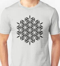 Flower of life, sacred geometry, Metatrons cube Slim Fit T-Shirt