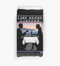 AMTRAK : Vintage Lake Shore Limited Railroad Advertising Print Duvet Cover