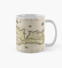 Vintage Map of Crete Greece (1665) Mug