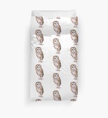 Barn owl drawing Duvet Cover